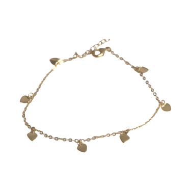 Gold Hearts Bracelet - Final Sale